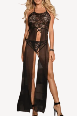 Sexy Nachtkleid mit String