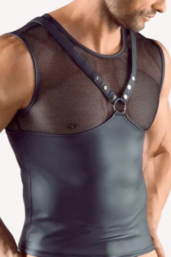 Shirt im Brustharness-Style