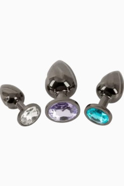 spiralförmiges Analplug Trio Metall