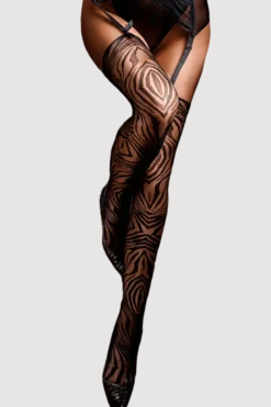 Stockings in Zebra-Print