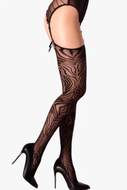 Stockings in Zebra-Print