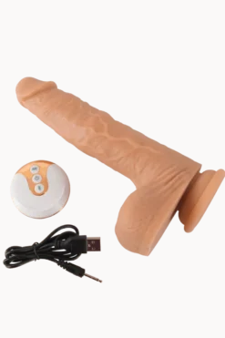 Stoßvibrator mit Saugfuß - Ø 4cm | 21cm