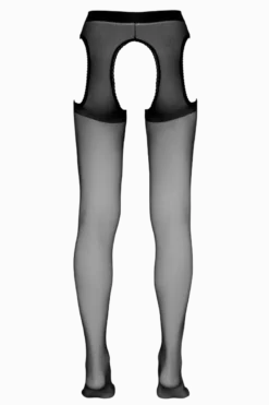 Straps-Strumpfhose black