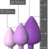 3tlg. Analplug-Set