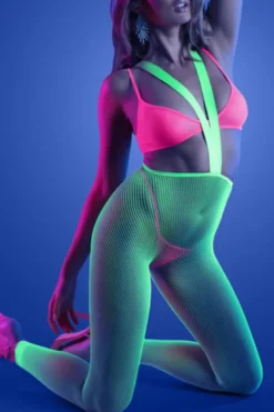 3tlg. Bralette-Set neon