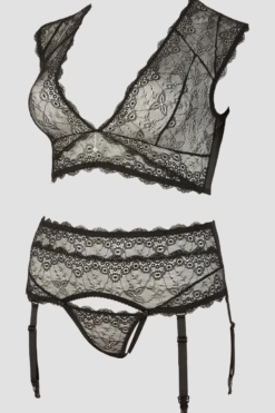 3.tlg. Bralette Set Plus Size