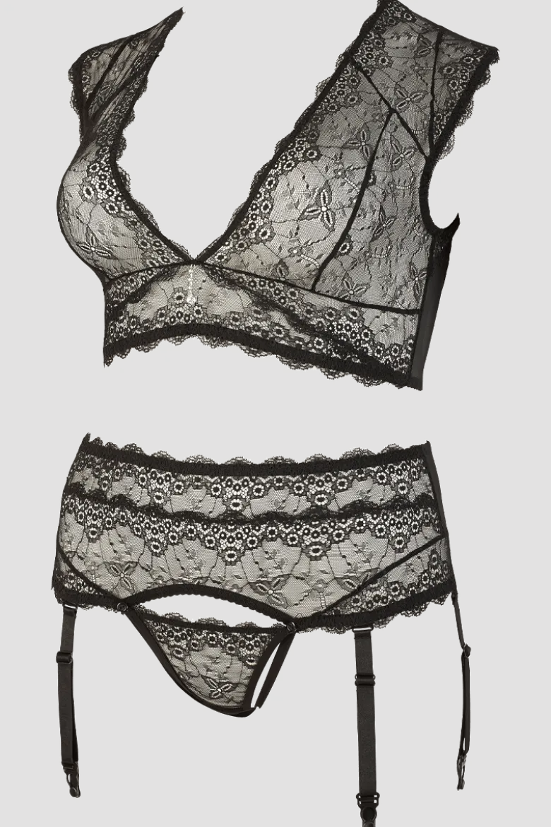3.tlg. Bralette Set Plus Size