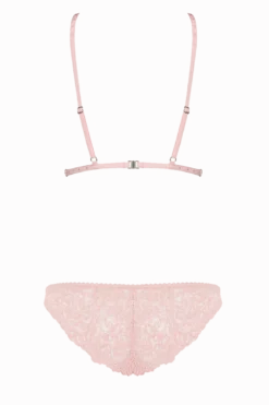 2tlg. Dessous Set rosa