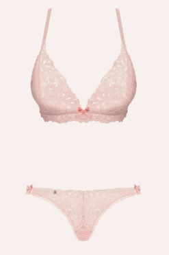2tlg. Dessous Set rosa