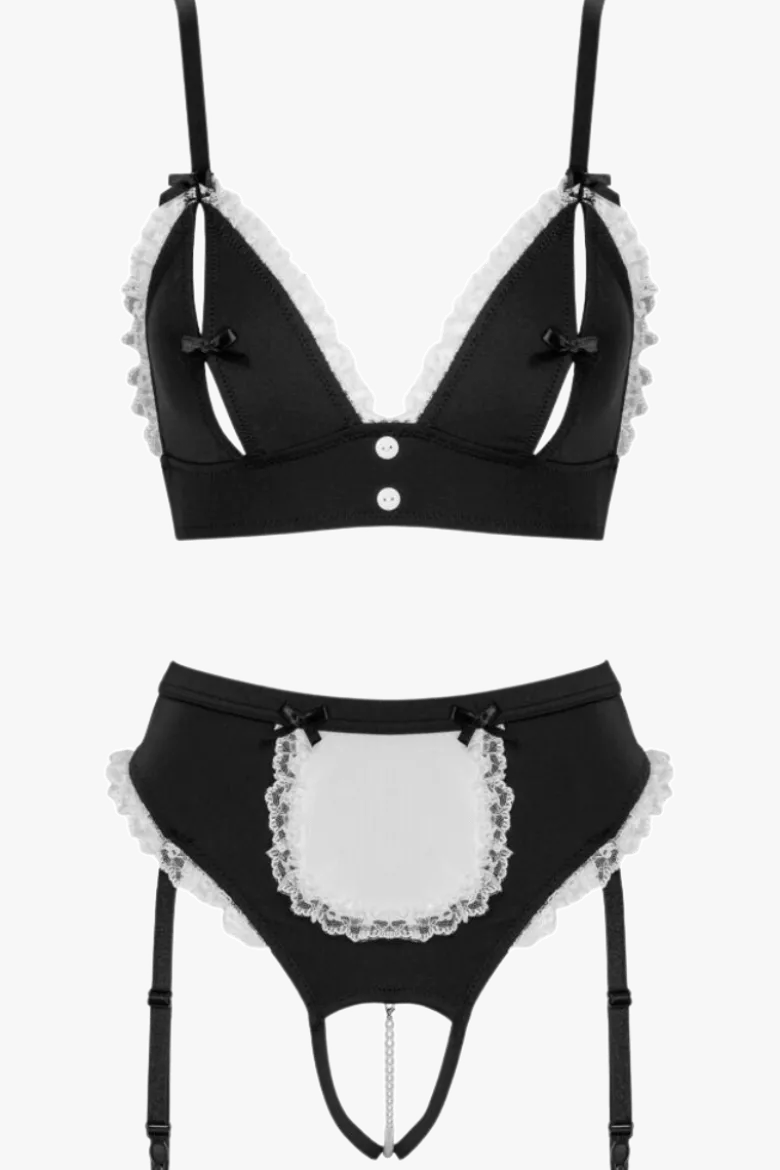 2tlg. Dienstmädchen Set