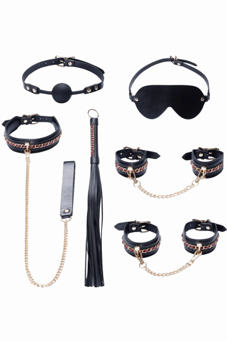 6tlg. Fessel-Set Kinky