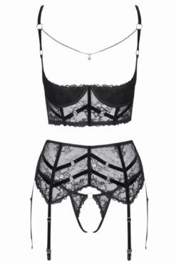 3tlg. Lingerie-Set ouvert