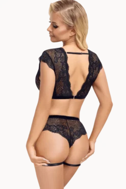 2tlg. Lingerie Set Spitze