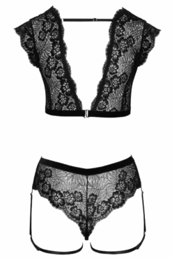 2tlg. Lingerie Set Spitze