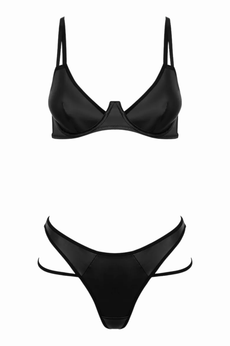 2tlg. Wetlook Set