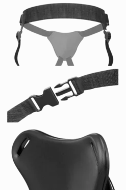 Umschnall-Harness schwarz für Einsteiger