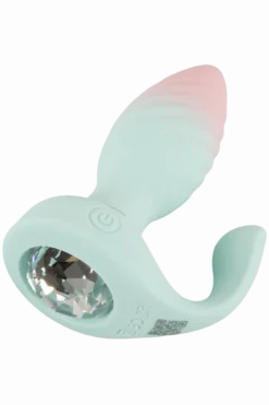 Vibro-Analplug pastell mit Fernbedienung