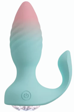 Vibro-Analplug pastell mit Fernbedienung
