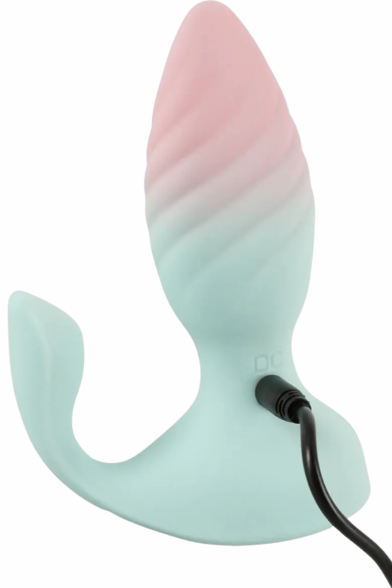 Vibro-Analplug pastell mit Fernbedienung