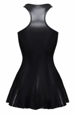 Wetlook Minikleid schwarz