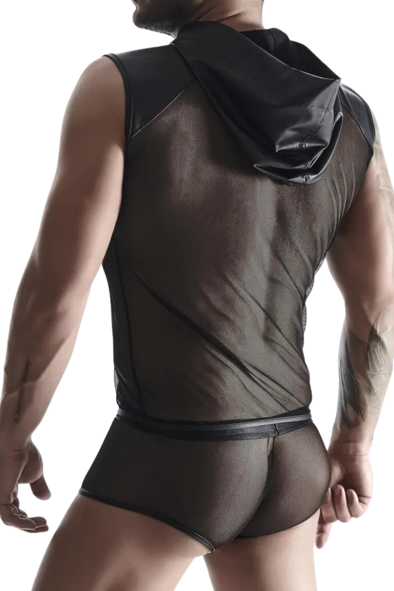 Wetlook Netz Kapuzenshirt