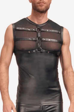 Wetlook Top mit Riemen