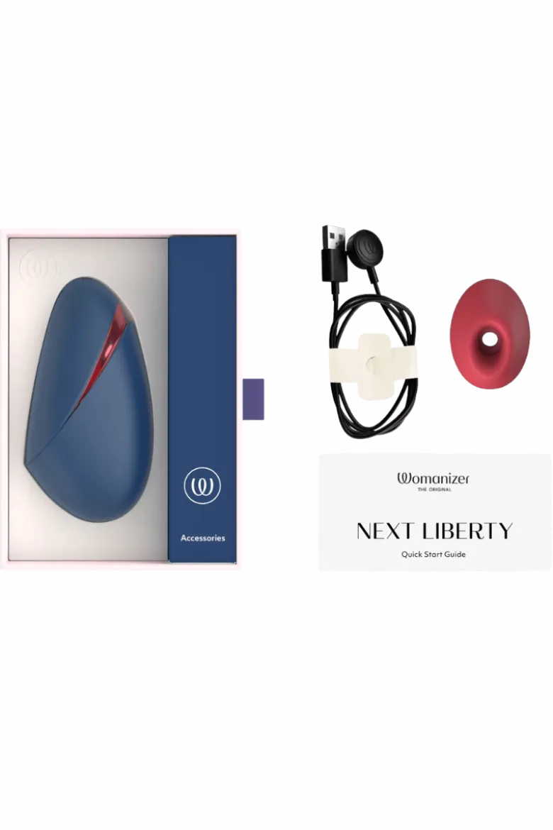 Womanizer® Next Liberty - blau/rot
