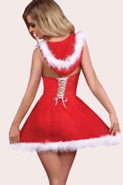 X-Mas Babydoll mit Kapuze