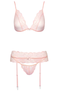 zartes Dessous Set - 3tlg.