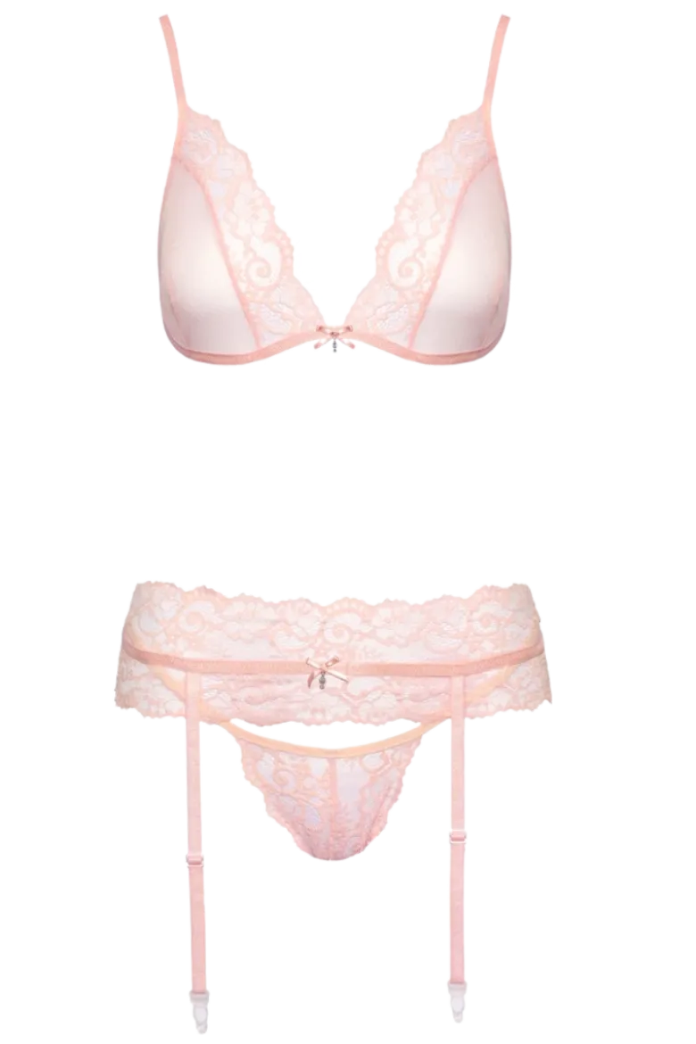zartes Dessous Set - 3tlg.